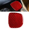 Carbon Fiber Car Cup Holder Sticker for Chevrolet Corvette C5 1998-2004, Left Drive