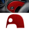 Carbon Fiber Car Lower Console Sticker for Chevrolet Corvette C5 1998-1999, Left Drive