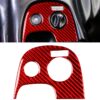 Carbon Fiber Car Traction Control Sticker for Chevrolet Corvette C5 1998-1999, Left Drive