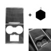 For Tesla Model 3 2017-2022 / Model Y 2000- Car Carbon Fiber Central Control Decorative Sticker