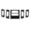 For BMW 3 Series E90/E92/E93 2005-2012 5pcs Low Allocation Car Air conditioner Air Outlet Decorative Sticker, Left and Right Drive Universal