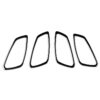 For BMW 3 Series E90 2005-2012 4pcs Car Door Handle Decorative Sticker, Left and Right Drive Universal