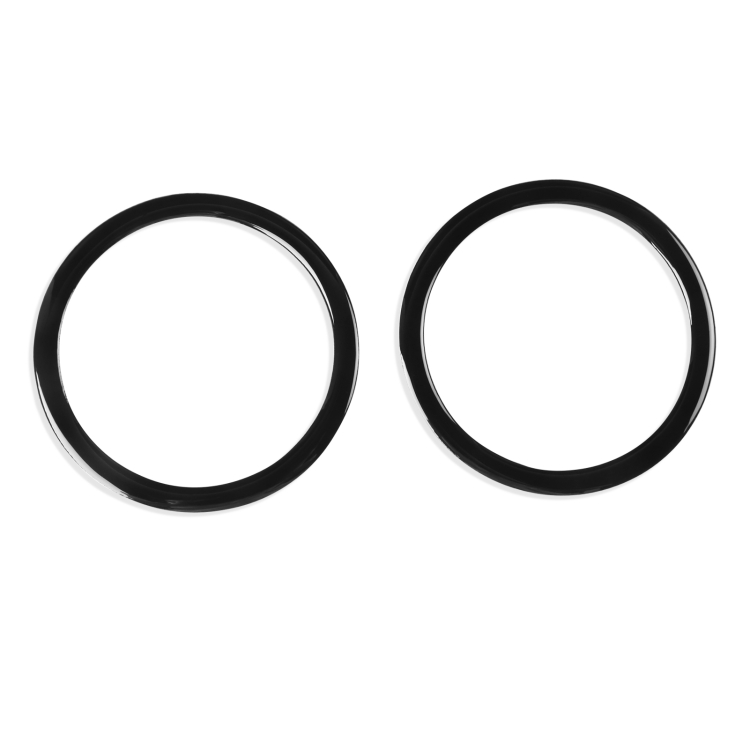 For BMW 3 Series E90 2008-2012 2pcs Car Universal Horn Circle Decorative Sticker, Left and Right Drive Universal
