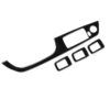 For BMW 3 Series E90/320i/325i 2005-2012 Car Left Drive Window Lifting Panel without Folding Key Decorative Sticker, Diameter: 37.8cm