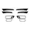 For Mazda 3 Axela 2010-2013 12 in 1 Car Door Handle Set Decorative Sticker, Left and Right Drive Universal