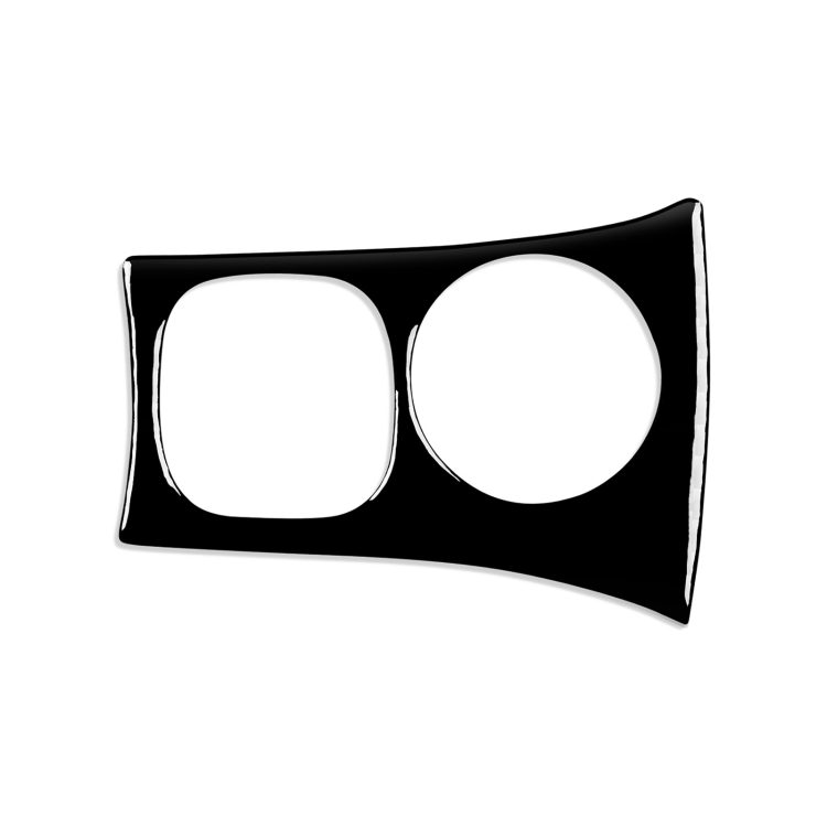 For Chevrolet Corvette C5 1998-2004 Car Key Panel Decorative Sticker, Left Drive