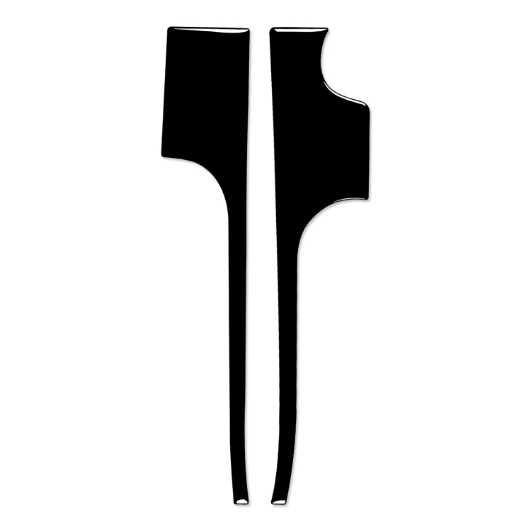 For Mercedes-Benz E-Class W210 1996-2002 Car Center Console Side Decorative Sticker, Right Drive