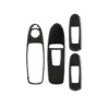 4 PCS Car Carbon Fiber Window Lift Panel Decorative Sticker for Infiniti Q50 2014-2020, Left Drive