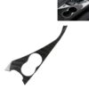Car Left Drive Carbon Fiber Water Cup Panel Decorative Sticker for Infiniti Q50 / Q60 2014-2020