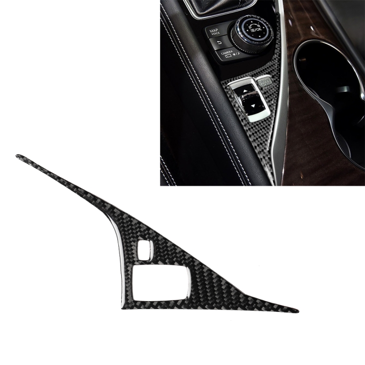 Car  Left Drive Carbon Fiber Driver Panel Decorative Sticker for Infiniti Q50 / Q60 2014-2020