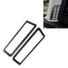 2 PCS Car Carbon Fiber A Column Air Outlet Frame Decorative Sticker for Infiniti Q50 / Q60 2014-2020