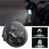EagleVision DC9-30V 35W 6000K 4000LM 5.75 inch Round Motorcycle 6LEDs Headlight for Harley-Davidson