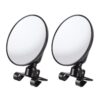 2 PCS Car Small Size Rearview Mirror Blind Spot Side Assistant Mirror