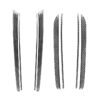 8 in 1 Car Carbon Fiber Door Panel Decorative Sticker for Audi A5 Hard Top 2008-, Left and Right Drive Universal