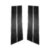 4 PCS Car Carbon Fiber B Pillar Decorative Sticker for Infiniti FX 2009-2013/QX70 2014-, Left and Right Drive Universal