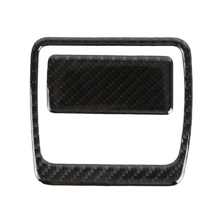2 in 1 Car Carbon Fiber Front Passenger Seat Storage Box Switch Decorative Sticker for Buick Regal 2017-2021