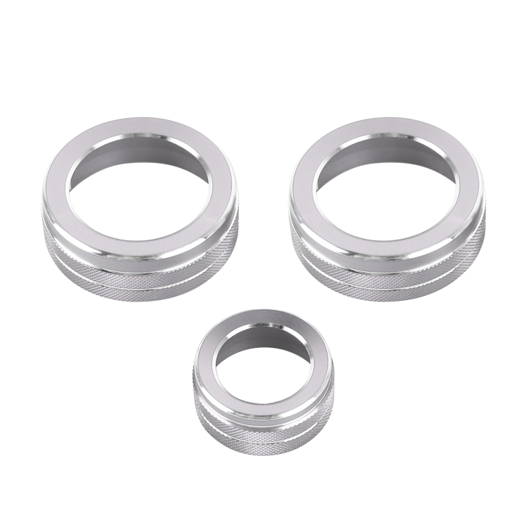3 PCS Car Metal Air Conditioner Knob Case for Honda CR-V 2017-2021