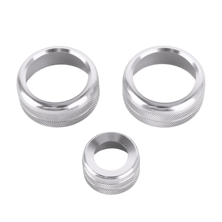 3 PCS Car Metal Air Conditioner Knob Case for BMW X1 / X2 / GT
