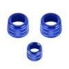 3 PCS / Set Air Conditioning Knob Metal Decorative Ring for BMW X3 / X4 / 5 Series / 7 Series / 6 Series GT