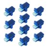 10 PCS B8.3 0.2W DC12V Wedge Instrument Panel COB LED Light Dashboard Gauge Cluster Indicator Lamp Bulb