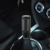 Universal Car Carbon Fiber Metal Gear Shift Knob(Black)