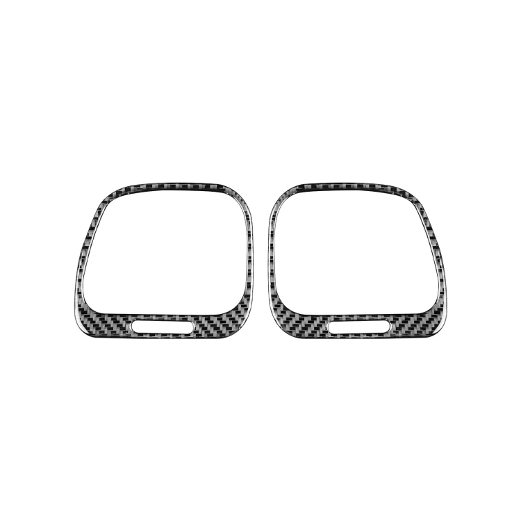 2 PCS / Set Carbon Fiber Car Left and Right Air Outlets Frame Decorative Sticker for Volkswagen Scirocco 2009-2016,Left and Right Drive Universal