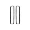 2 PCS / Set Carbon Fiber Car A-pillar Air Outlet Frame Decorative Sticker for Volkswagen Scirocco 2009-2016,Left and Right Drive Universal