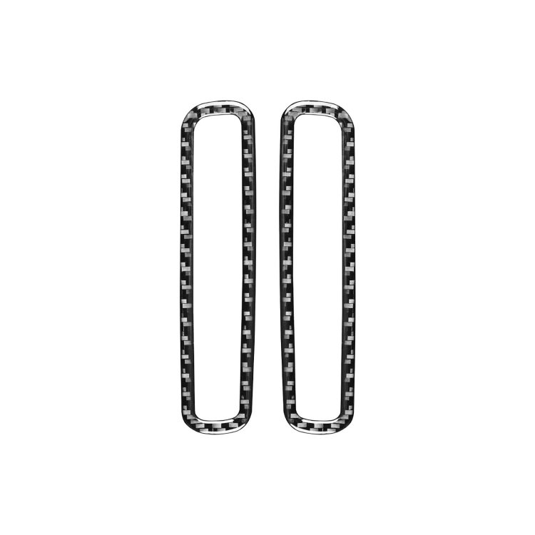 2 PCS / Set Carbon Fiber Car A-pillar Air Outlet Frame Decorative Sticker for Volkswagen Scirocco 2009-2016,Left and Right Drive Universal