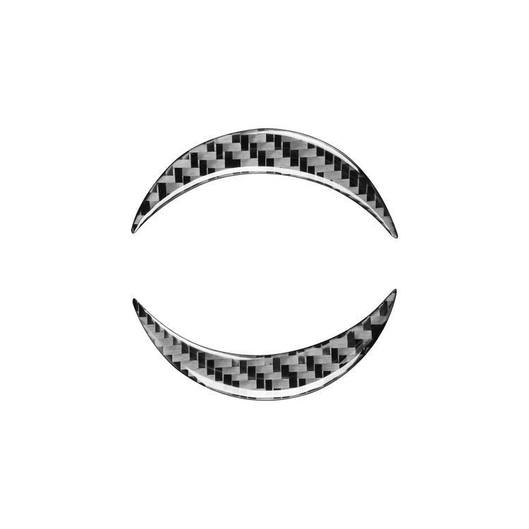 Carbon Fiber Car Steering Wheel Label Decorative Sticker for Toyota Old RAV4 2006-2013,Left and Right Drive Universal