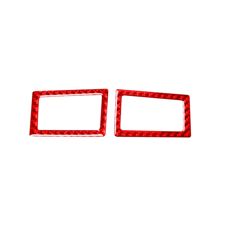 2 PCS / Set Carbon Fiber Car Dashboard Air Outlet Decorative Sticker for Toyota Corolla 2014-2018,Left and Right Drive Universal