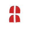 4 PCS / Set Carbon Fiber Car Inner Door Bowl Decorative Sticker for Toyota Corolla 2014-2018,Left and Right Drive Universal