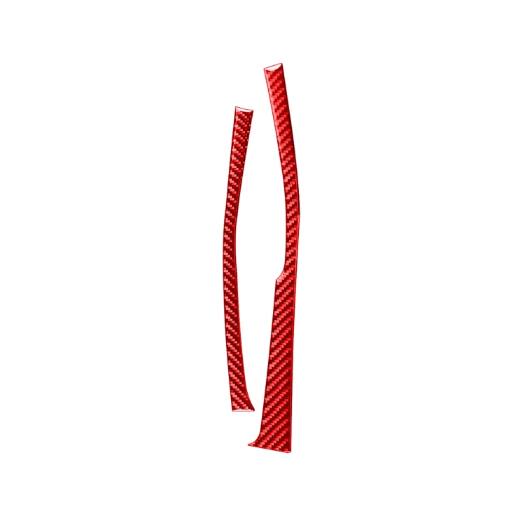 2 PCS / Set Carbon Fiber Car Gear Side Decorative Sticker for Toyota Corolla 2014-2018,Right Drive