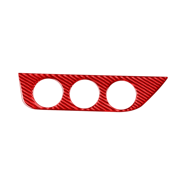 Carbon Fiber Car Air Conditioner Switch Panel A Decorative Sticker for Toyota Corolla 2014-2018,Left Drive