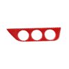 Carbon Fiber Car Air Conditioner Switch Panel A Decorative Sticker for Toyota Corolla 2014-2018,Right Drive