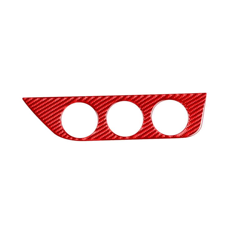 Carbon Fiber Car Air Conditioner Switch Panel A Decorative Sticker for Toyota Corolla 2014-2018,Right Drive