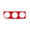 Carbon Fiber Car Air Conditioner Switch Panel B Decorative Sticker for Toyota Corolla 2014-2018,Right Drive