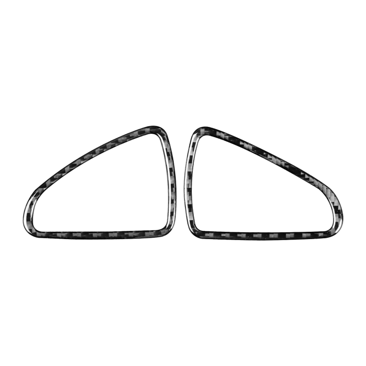 2 PCS / Set Carbon Fiber Car Dashboard Air Outlet Decorative Sticker for Mercedes-Benz B-Class 2019 / GLB 2020,Left and Right Drive Universal