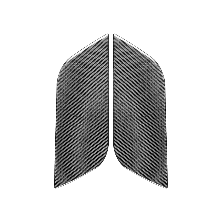 2 PCS / Set Carbon Fiber Car A Front Door Panel Decorative Sticker for Mercedes-Benz B-Class 2019,Left and Right Drive Universal