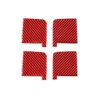 4 PCS / Set Carbon Fiber Car Inner Door Bowl Decorative Sticker for Toyota Tundra 2014-2018,Left and Right Drive Universal