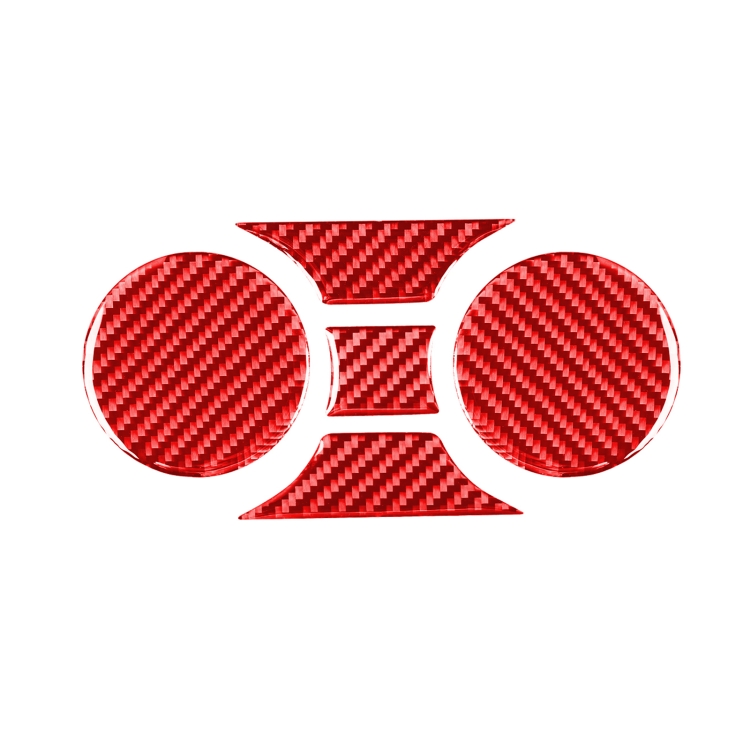 Carbon Fiber Car Central Control Cup Holder Panel Decorative Sticker for Toyota Tundra 2014-2018,Left and Right Drive Universal