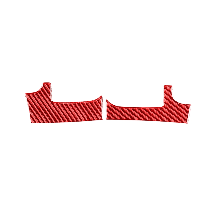 2 PCS / Set Carbon Fiber Car Dashboard Air Outlet Decorative Sticker for Toyota Tundra 2014-2018,Left Drive