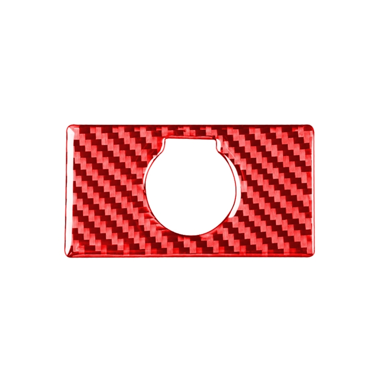 Carbon Fiber Car Rear Cigarette Lighter Switch Decorative Sticker for Toyota Tundra 2014-2018,Left and Right Drive Universal