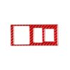 Carbon Fiber Car Headlight Height Adjustment Switch Decorative Sticker for Toyota Tundra 2014-2018,Left and Right Drive Universal