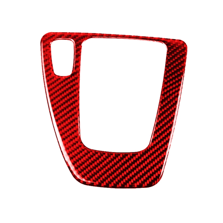 For BMW 3 Series E90 Carbon Fiber Car Gear Position Panel Decorative Sticker, Left Drive