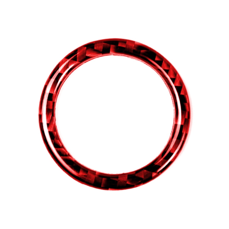 For BMW 3 Series E90 Carbon Fiber Car One-button Start Decorative Sticker, Left and Right Drive