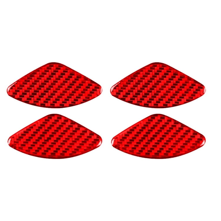 4 PCS Set for Honda CRV 2007-2011 Carbon Fiber Car Inner Door Bowl Patch Decorative Sticker,Left and Right Drive Universal