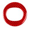 Car Carbon Fiber Steering Wheel Decorative Sticker for Mazda CX-5 2017-2018, Left and Right Drive