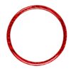 Car Carbon Fiber Steering Wheel Decorative Sticker for Mazda 3 Axela 2017-2018, Left and Right Drive
