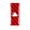 Car Carbon Fiber Warning Light Decorative Sticker for Mazda CX-5 2017-2018, Left and Right Drive