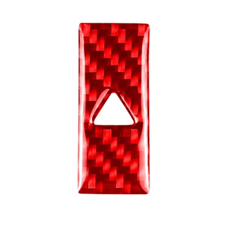 Car Carbon Fiber Warning Light Decorative Sticker for Mazda CX-5 2017-2018, Left and Right Drive